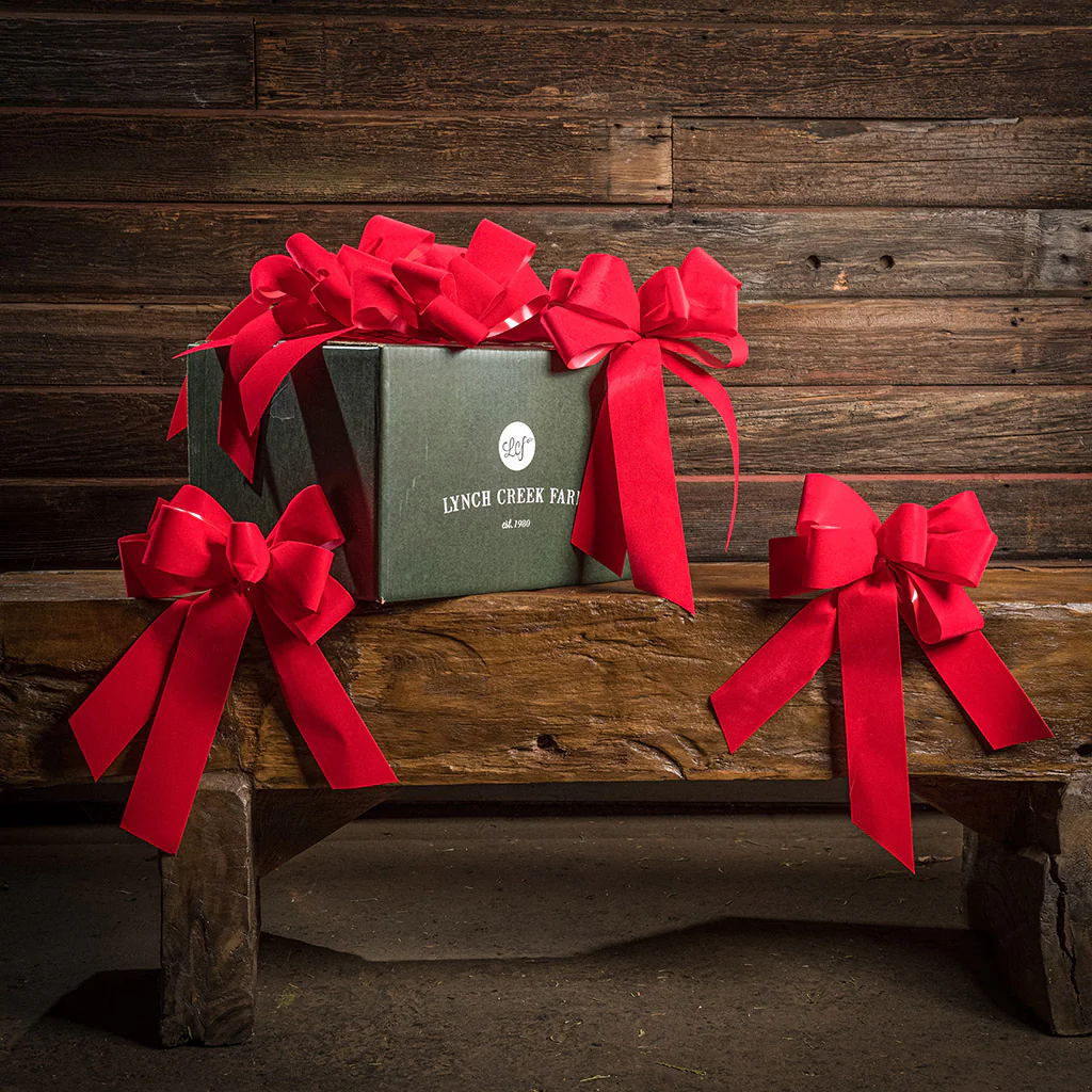6 Bright Holiday Red Christmas Bows - Image 3