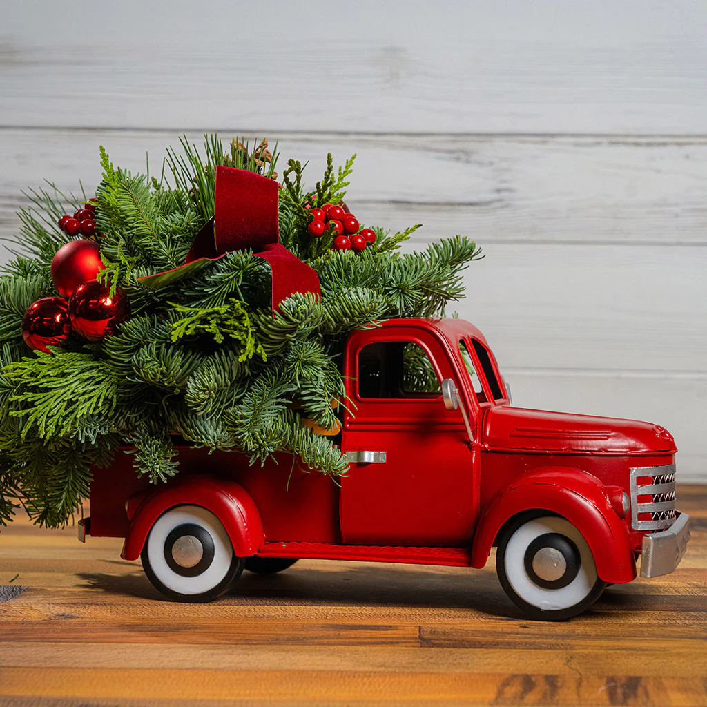 Christmas Vintage Truck - Image 9
