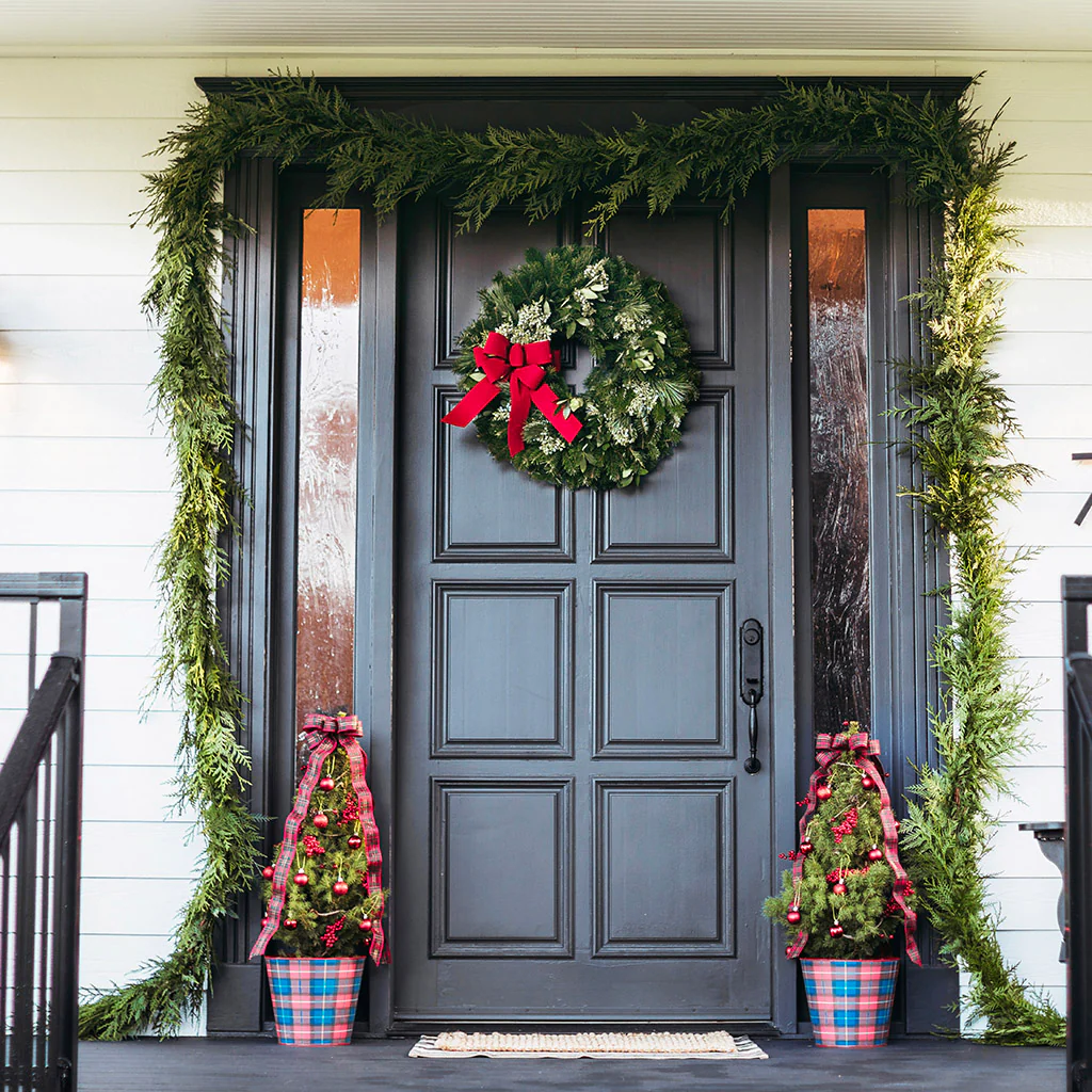 Perfect Plaid Living Christmas Tree - 2 Gallons - Image 6